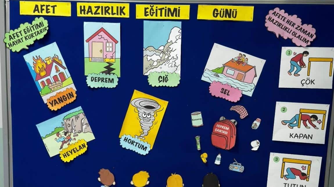 GÜLEN YÜZLER ANAOKULU 2025-2026 EKİM AYI AFETLER VE SÜRDÜRÜLEBİLİRLİK TEMALI TATBİKATLARIMIZ...